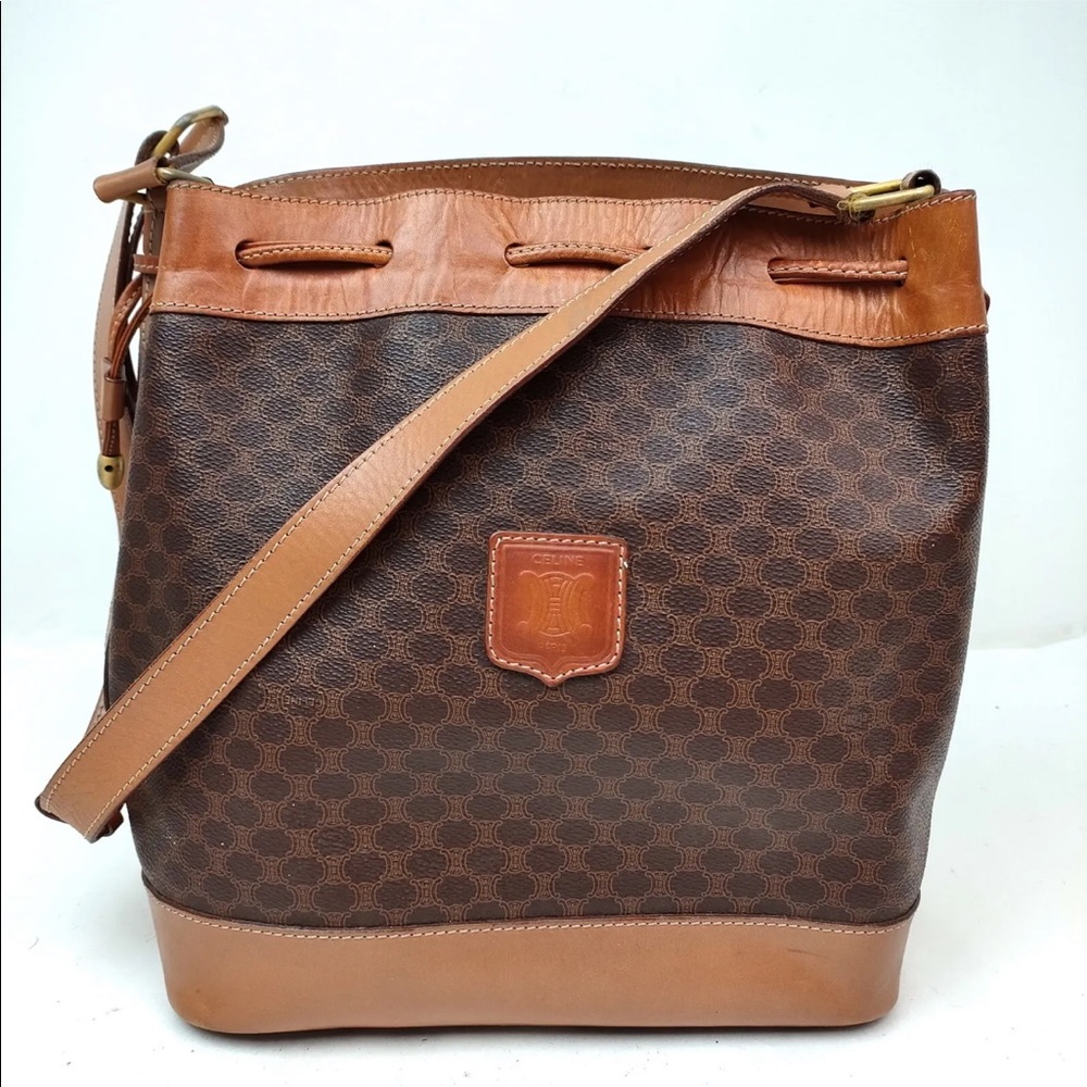 Authentic Celine Bucket Vintage Shoulder Bag Used Condition